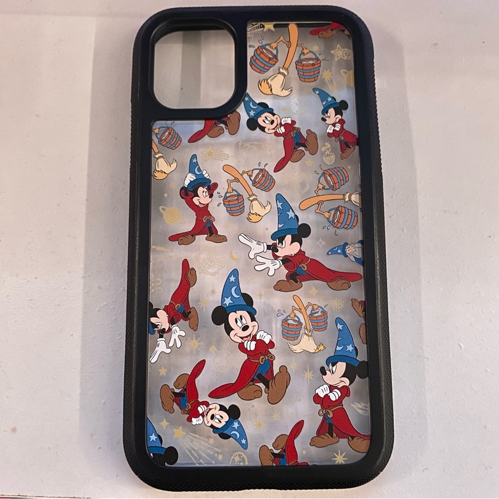 D-Tech sorcerer mickey mouse iphone 11 case disney parks NWOT 3d all over print - Picture 2 of 6